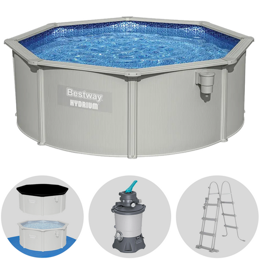 Bestway Hydrium 56574DE – Ø366×122 cm – Stahlwandpool