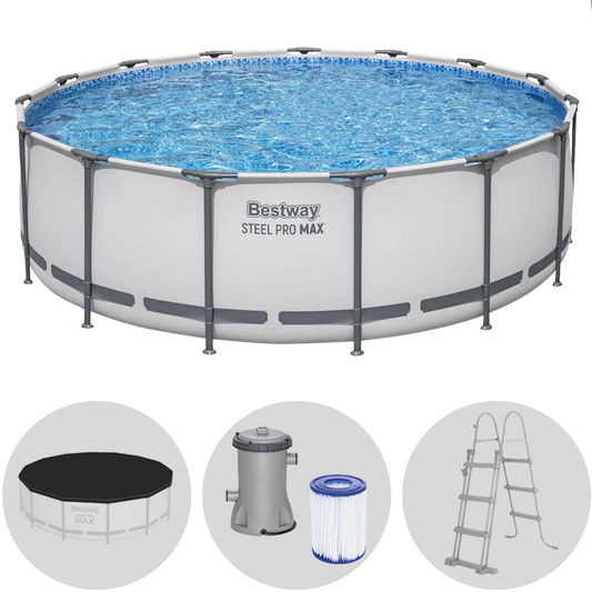 Bestway Steel Pro Max 56438DE – Ø457×122 cm – Rundpool