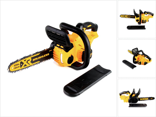 DeWALT DCM565N-XJ Akku-Kettensäge (bl) Flexvolt, 18V, Schwertlänge 30 cm, Kettenart Halbmeißel, 3,8″
