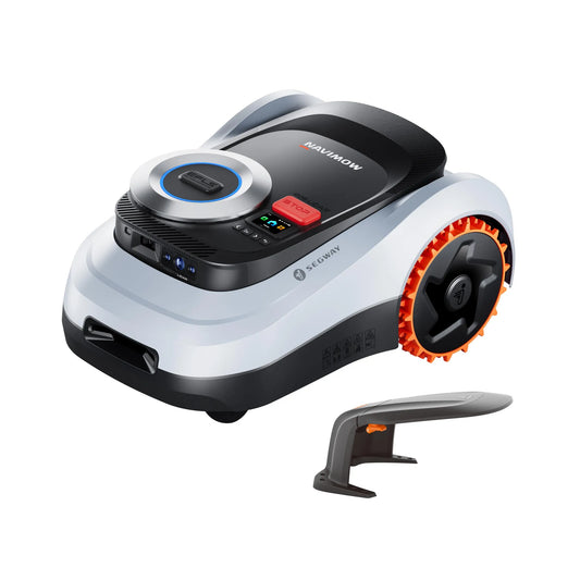 Segway Navimow i208 LiDAR mit Garage M, Mähroboter ohne Begrenzungskabel für 800 m², bis 45% Steigung, Solid-State LiDAR+Vision, Integriertes 4G