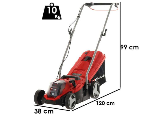 Akku Rasenmäher Einhell GE-CM 18/33 Li – mit Batterie-Kit 18V-4ah und Ladegerät