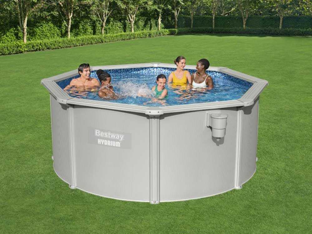 Bestway Hydrium 56566DE – Ø305×122 cm – Stahlwandpool, rund