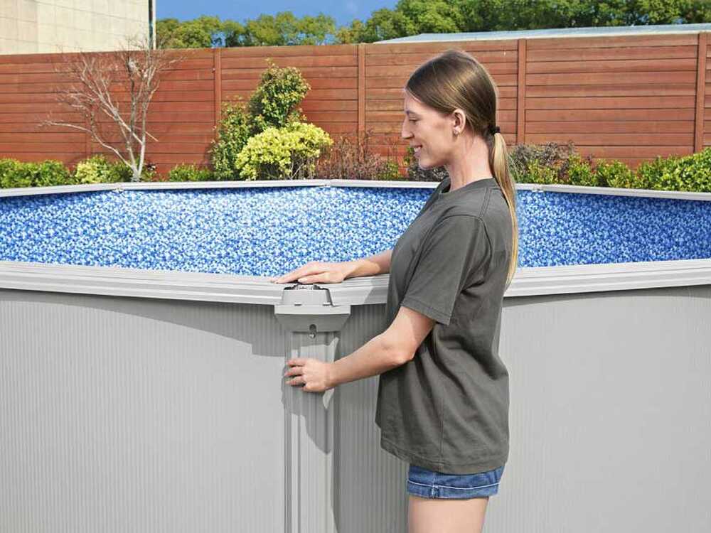 Bestway Hydrium 56566DE – Ø305×122 cm – Stahlwandpool, rund