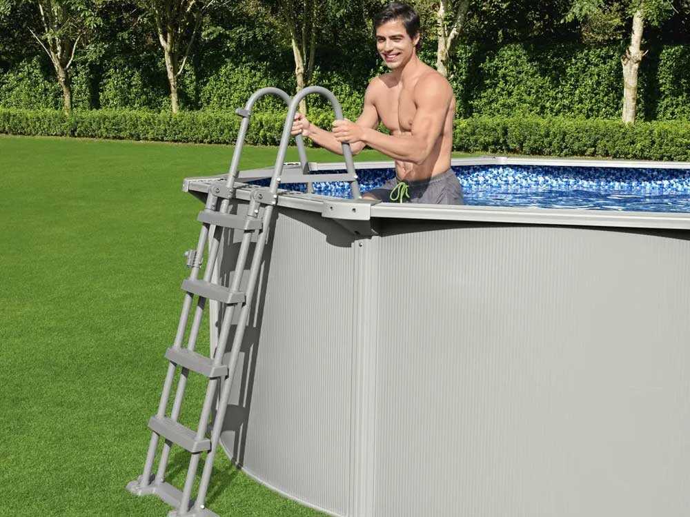 Bestway Hydrium 56566DE – Ø305×122 cm – Stahlwandpool, rund