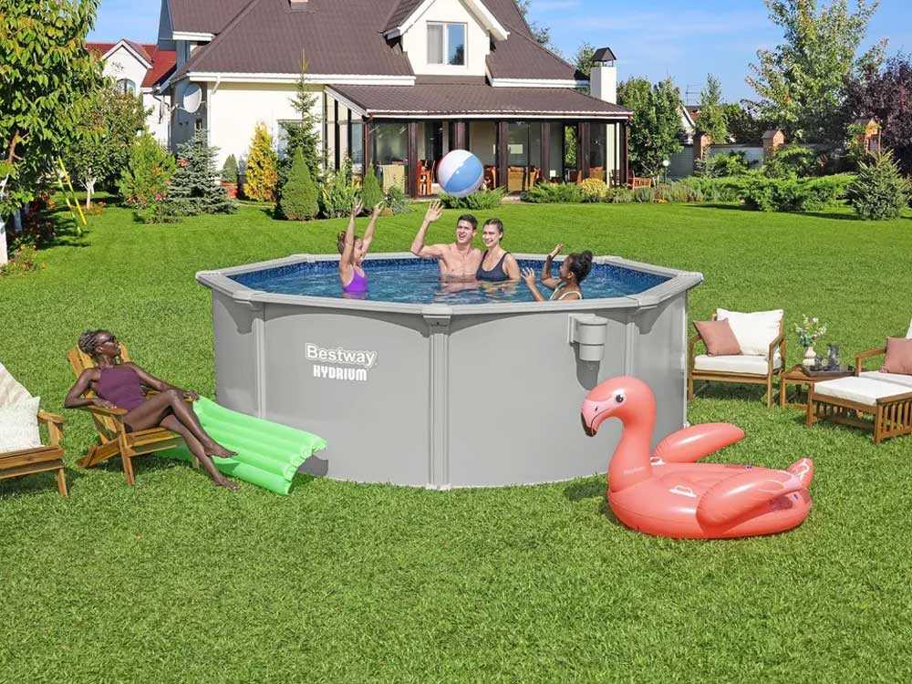 Bestway Hydrium 56574DE – Ø366×122 cm – Stahlwandpool