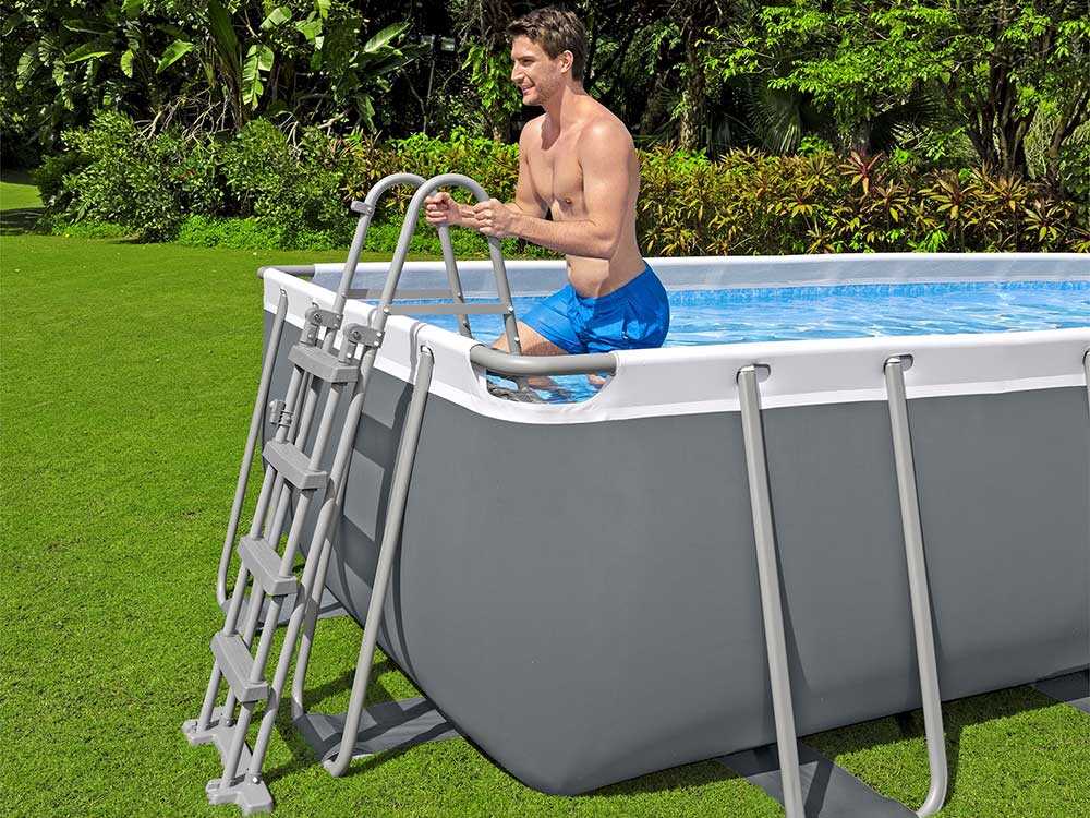 Bestway Power Steel 56671DE – 488x244x122 cm – Frame Pool