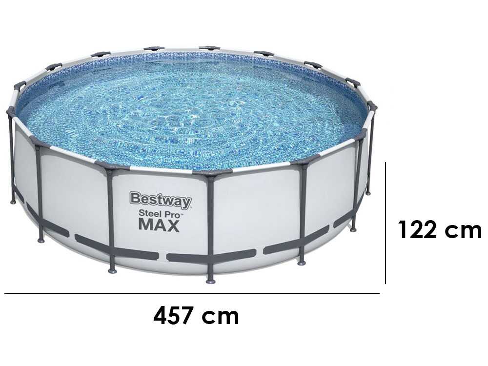 Bestway Steel Pro Max 56438DE – Ø457×122 cm – Rundpool