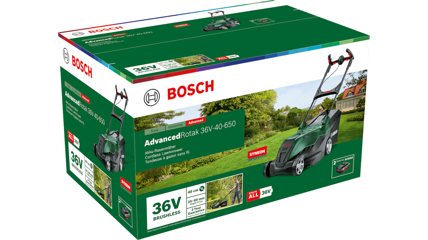 Bosch Home & Garden AdvancedRotak 36V-40-650