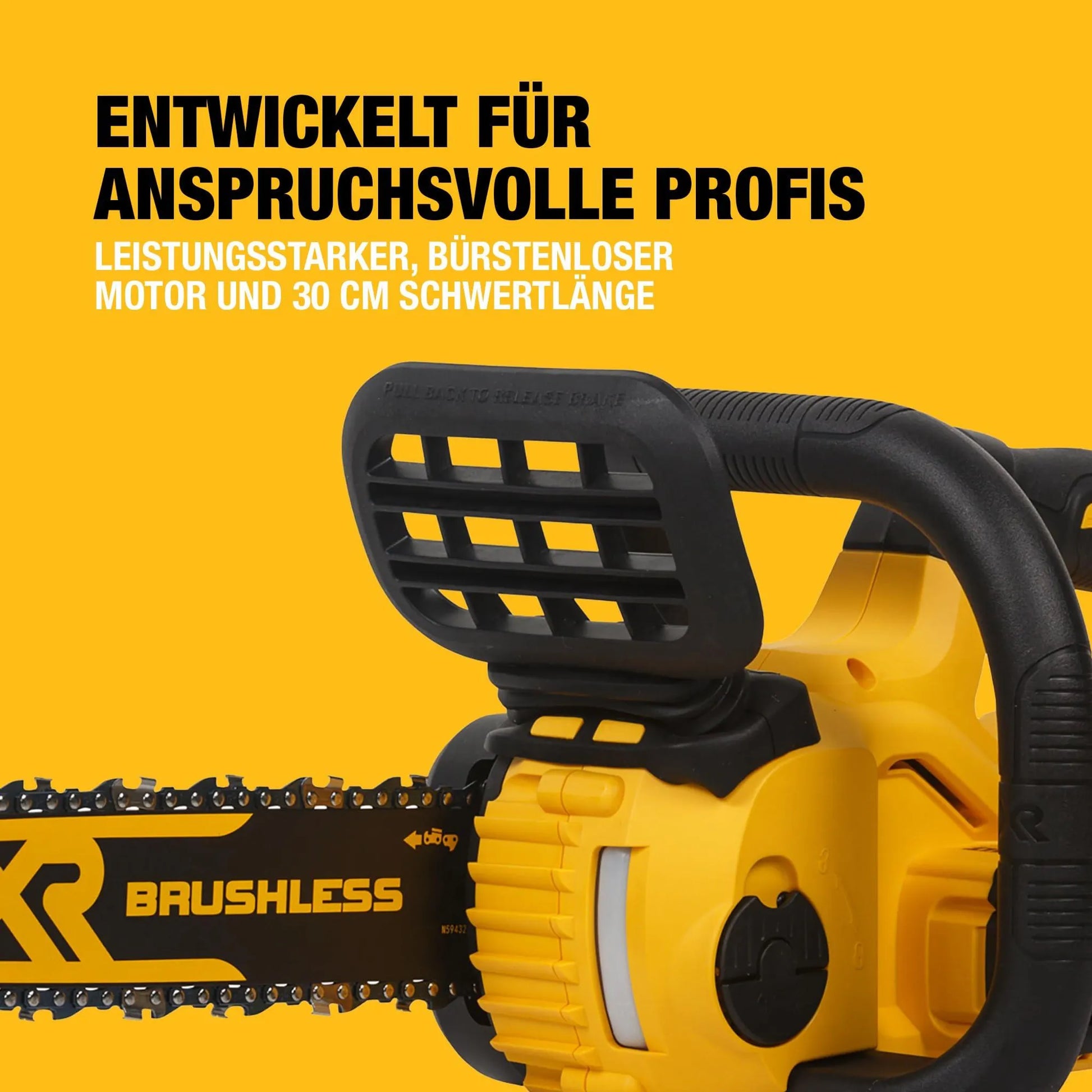 DeWALT DCM565N-XJ Akku-Kettensäge (bl) Flexvolt, 18V, Schwertlänge 30 cm, Kettenart Halbmeißel, 3,8″