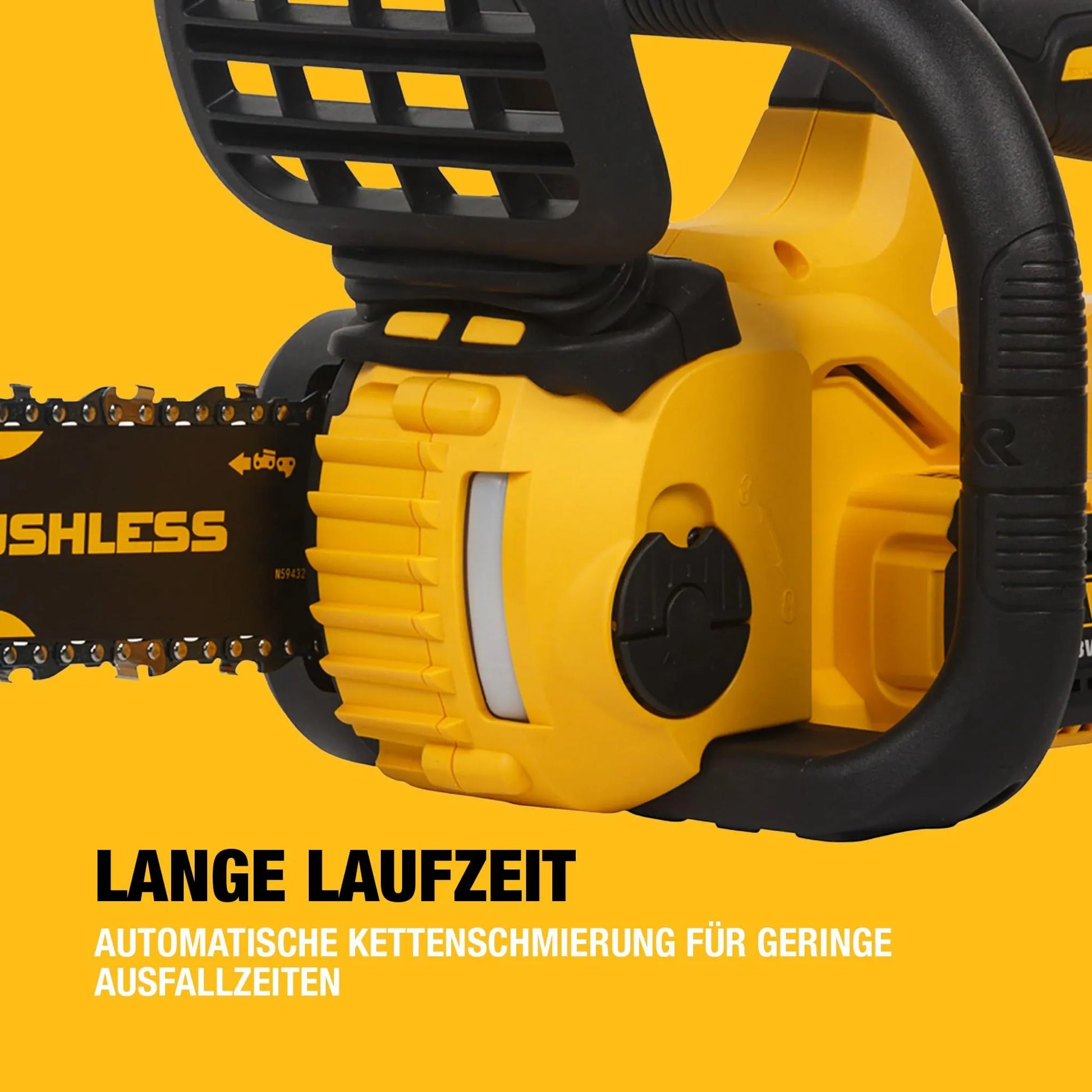 DeWALT DCM565N-XJ Akku-Kettensäge (bl) Flexvolt, 18V, Schwertlänge 30 cm, Kettenart Halbmeißel, 3,8″