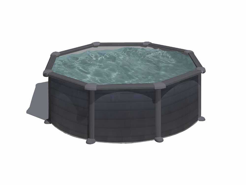 Gre Granada Rundbecken Ø350 x 132 cm – Stahlwandpool