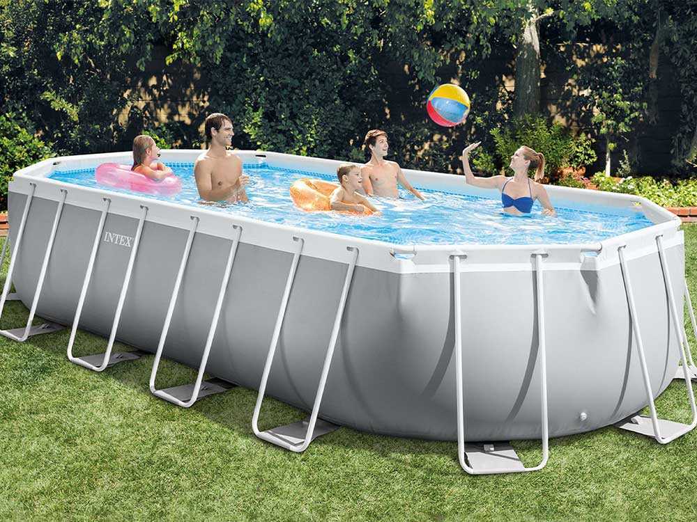 Intex Prisma Frame 26798NP – 610x305x122 cm – Ovaler Pool
