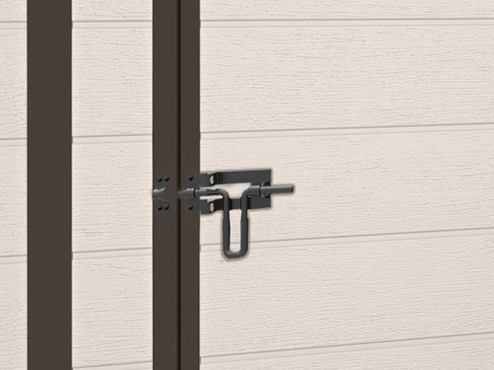 Keter Manor Pent beige – Gartenhaus – Mit Frontfenster – 183.5x111x200.5 cm