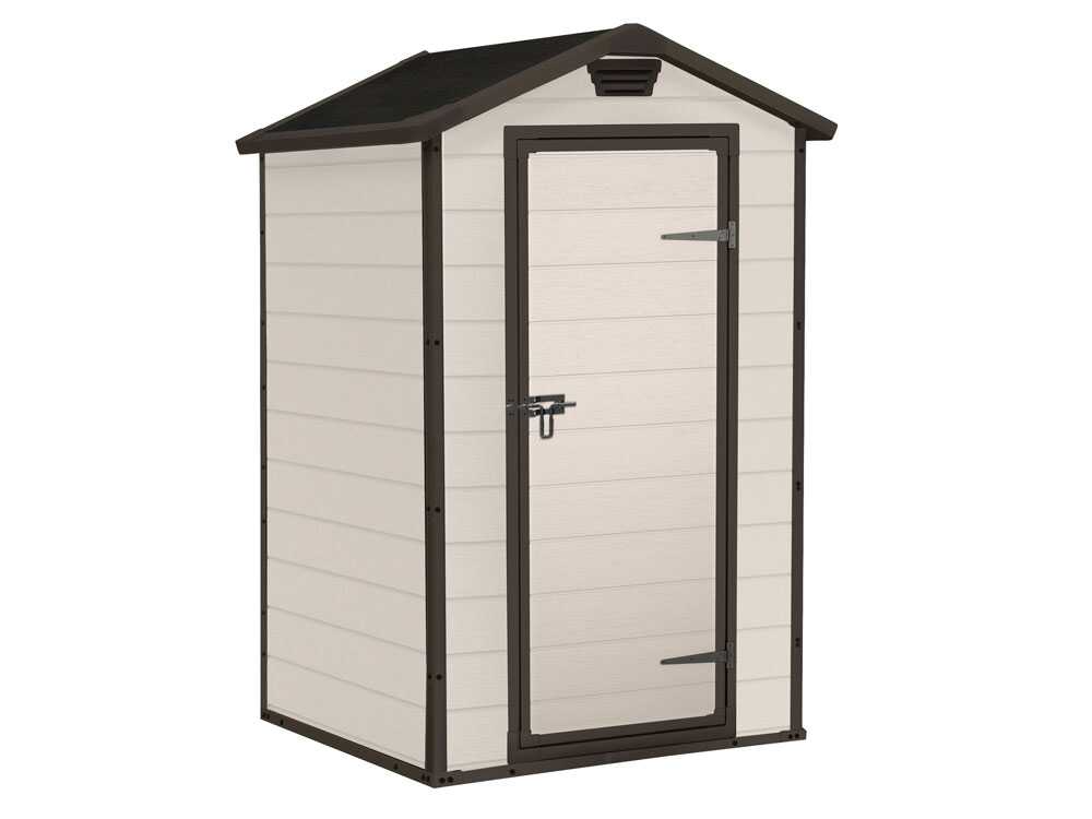 Keter Manor beige – Gartenhaus Schuppen – 129x103x196 cm
