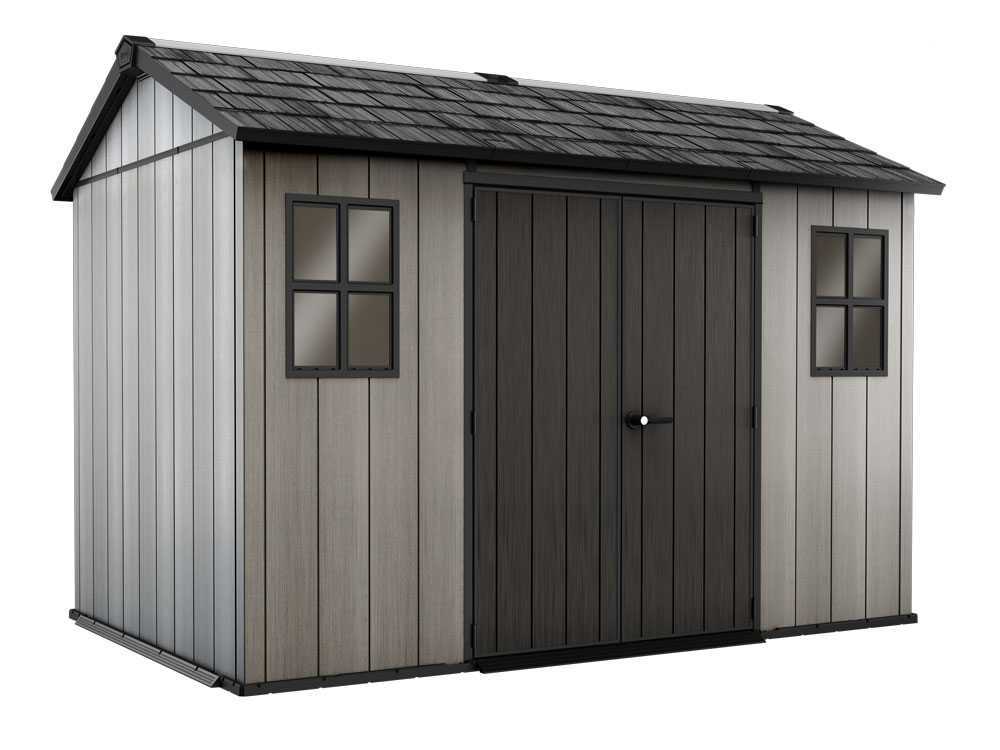 Keter Oakland 1175 – Gartenhaus – mit Seitenfenstern – 350x229x254 cm