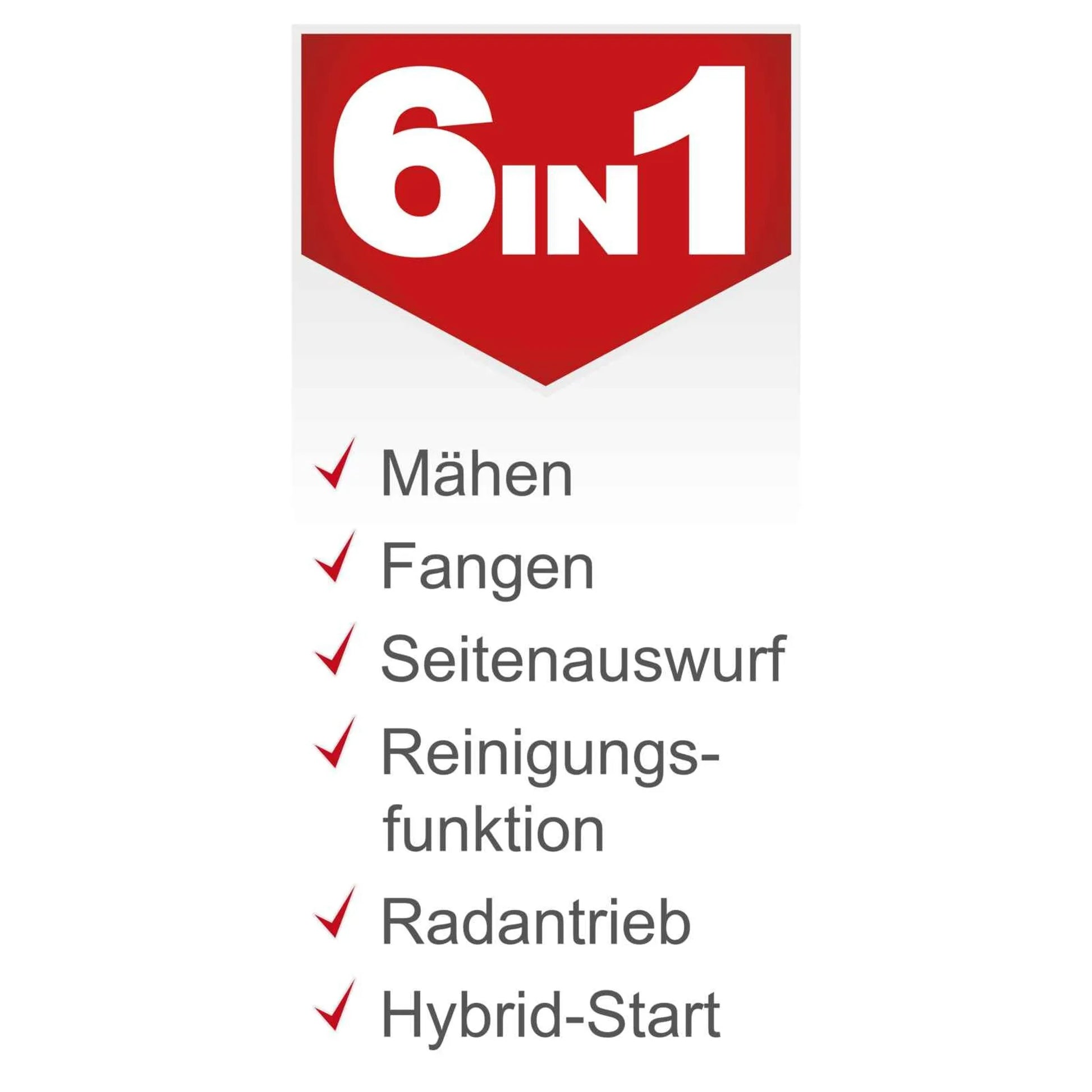Scheppach MR225-61 Benzin Aufsitzrasenmäher 6PS – 61cm Schnittbreite – 150 L Fangbox – Ohne LED
