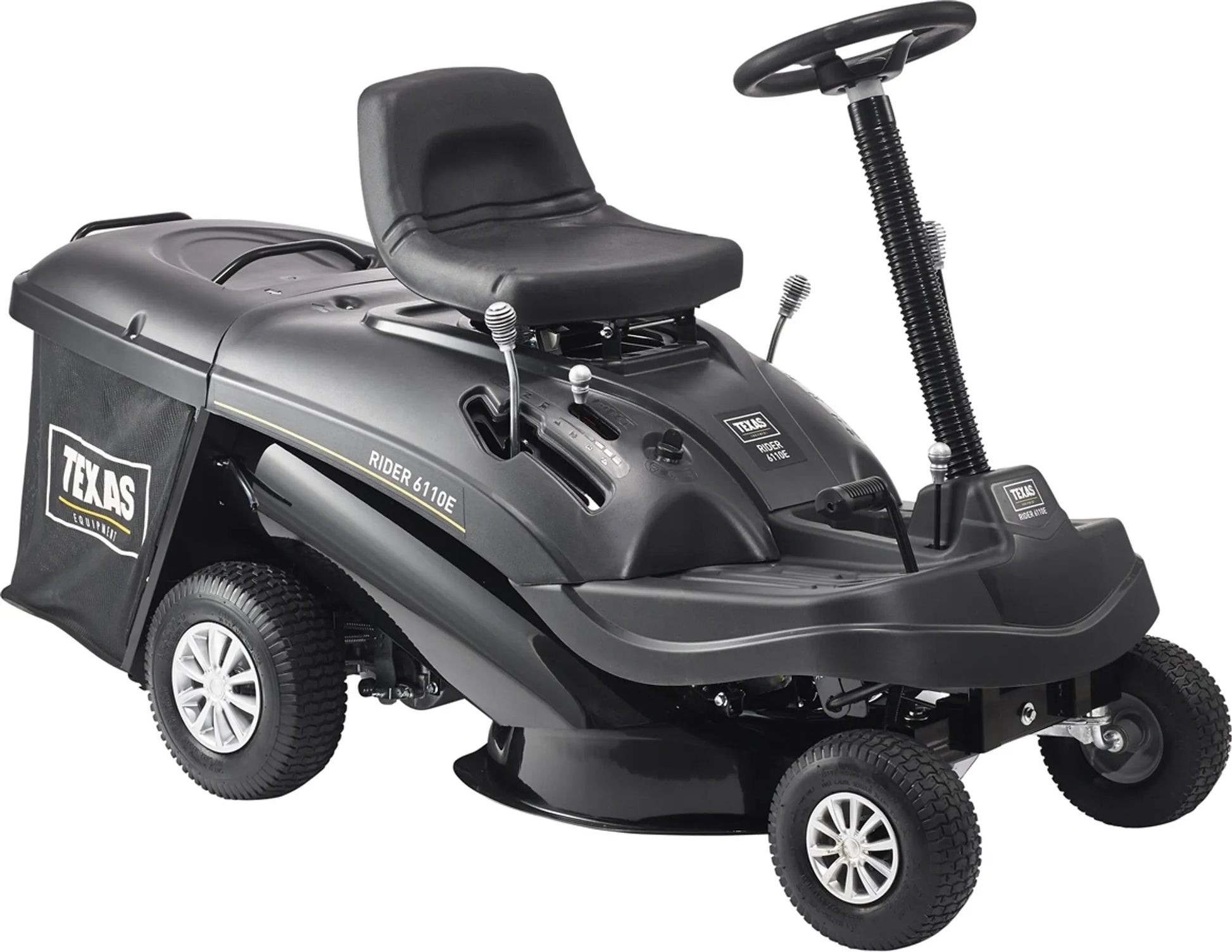 TEXAS Rasenmäher Traktor Rasentraktor Aufsitzmäher Rider 6110E 196cm³ E-Start